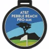 At&T Pebble Beach Pro-Am Rubber Bag Tag
