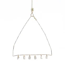 Pebble Beach Dainty Gold Necklace