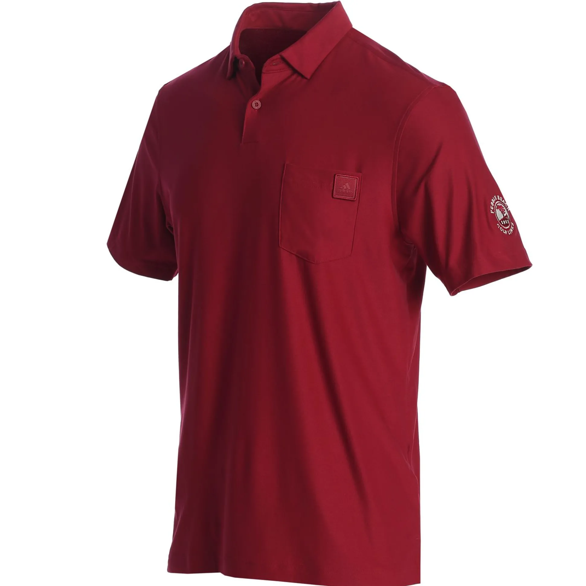 Pebble Beach Fall Tones Go-To Pocket Polo By Adidas