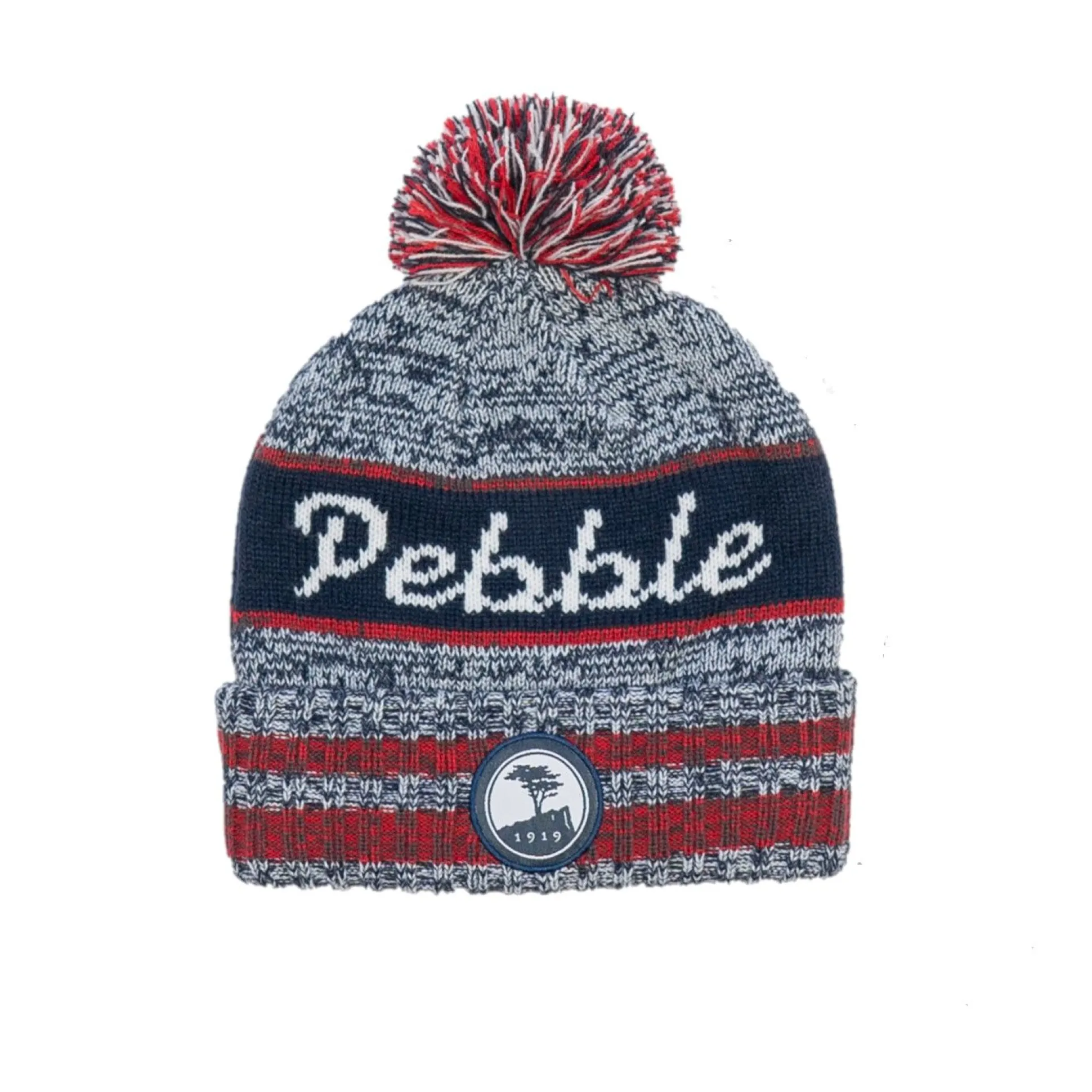 Pebble Beach Jacquard Knit Beanie By Pukka
