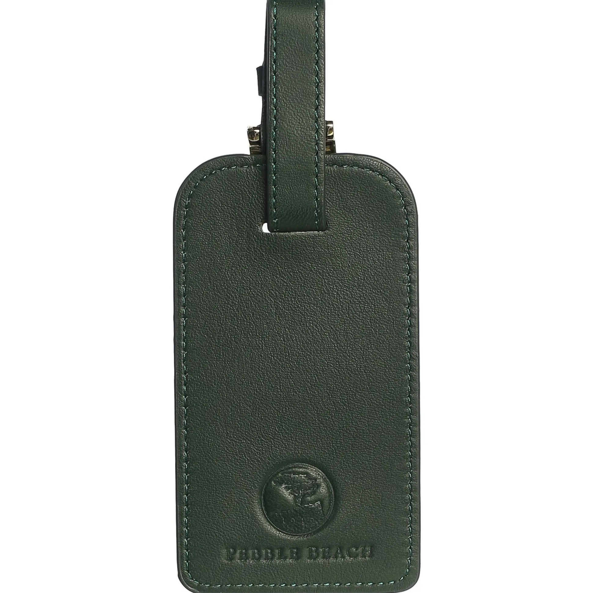 Pebble Beach Leather Luggage Tag