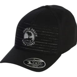 Pebble Beach Slats Logo Snap Back Hat By Travis Mathew