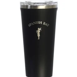 Spanish Bay Matte Black 16Oz Tumbler With Lid By Corkcicle